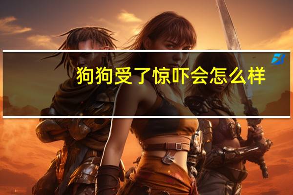狗狗受了惊吓会怎么样