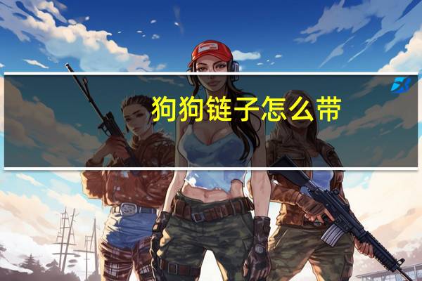 狗狗链子怎么带