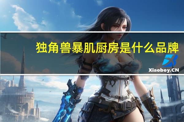 独角兽暴肌厨房是什么品牌