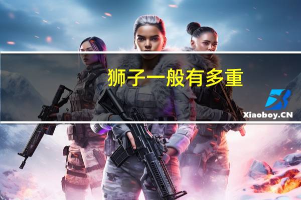 狮子一般有多重