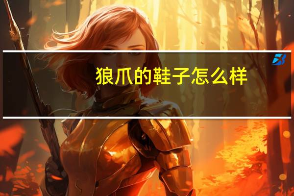 狼爪的鞋子怎么样