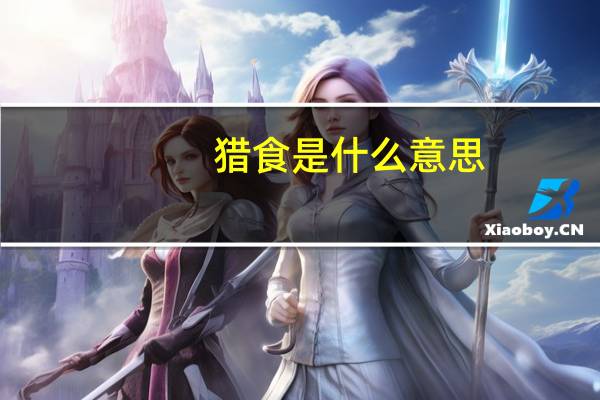 猎食是什么意思