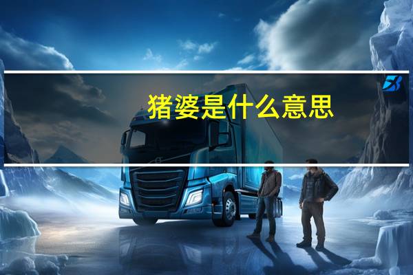 猪婆是什么意思