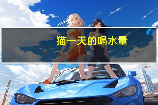 猫一天的喝水量