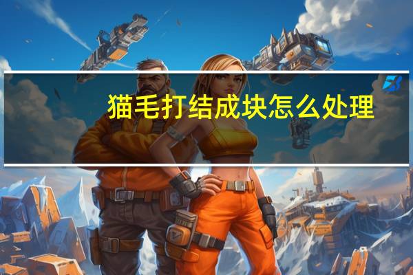 猫毛打结成块怎么处理