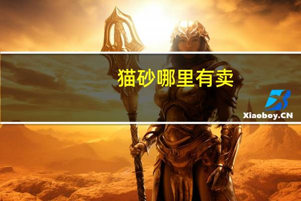猫砂哪里有卖