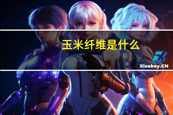 玉米纤维是什么