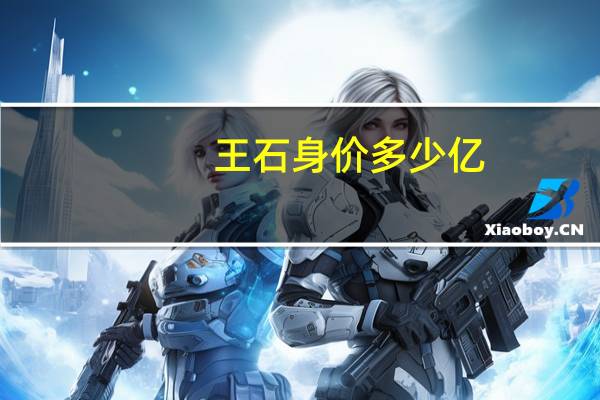 王石身价多少亿