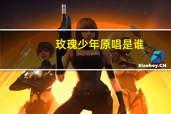 玫瑰少年原唱是谁