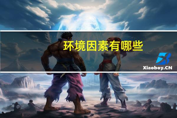 环境因素有哪些