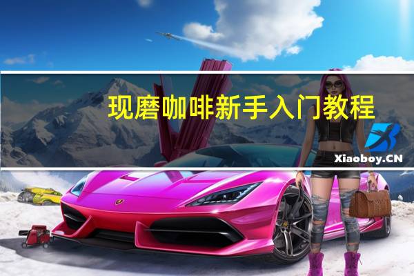 现磨咖啡新手入门教程