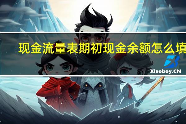 现金流量表期初现金余额怎么填写