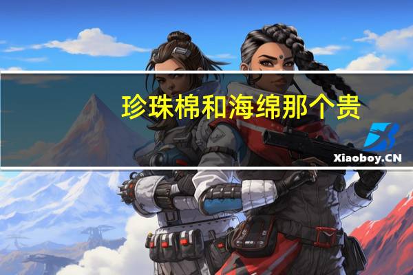 珍珠棉和海绵那个贵