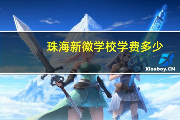 珠海新徽学校学费多少