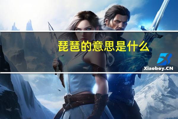 琵琶的意思是什么