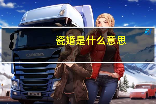 瓷婚是什么意思