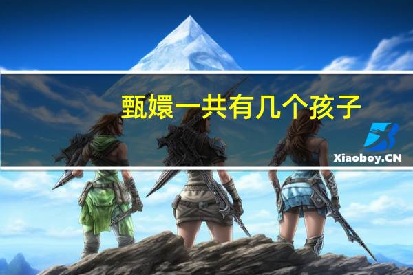 甄嬛一共有几个孩子