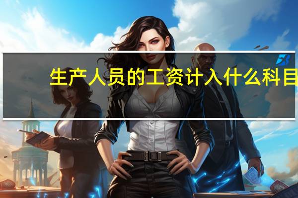 生产人员的工资计入什么科目