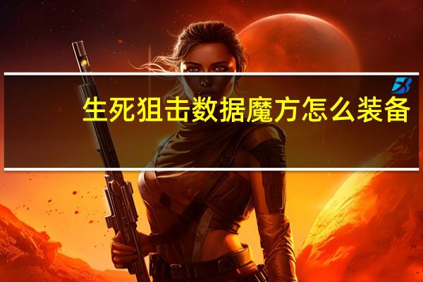 生死狙击数据魔方怎么装备