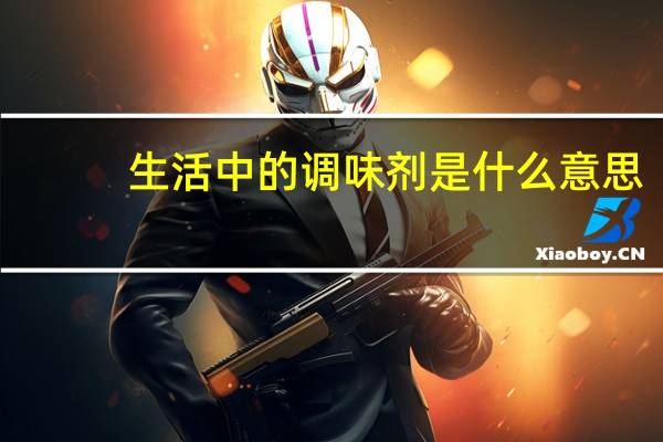 生活中的调味剂是什么意思