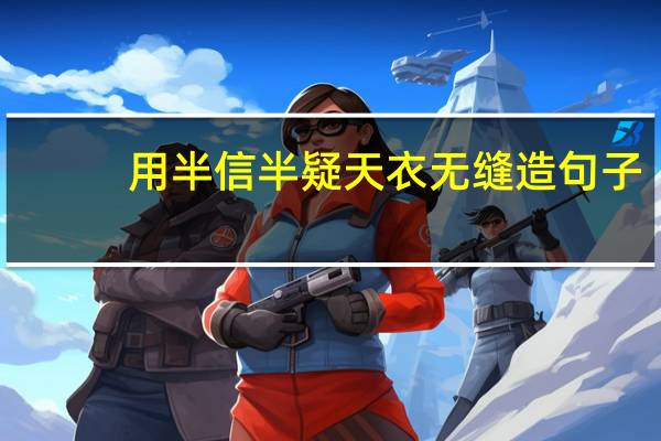 用半信半疑天衣无缝造句子