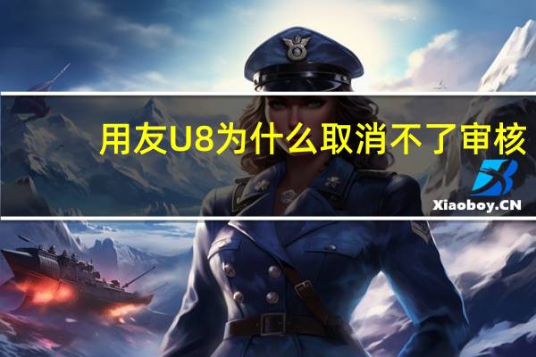 用友U8为什么取消不了审核