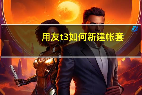 用友t3如何新建帐套