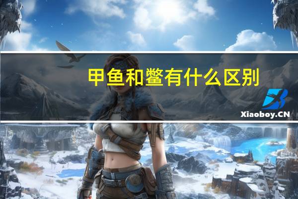 甲鱼和鳖有什么区别