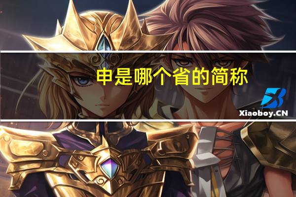 申是哪个省的简称