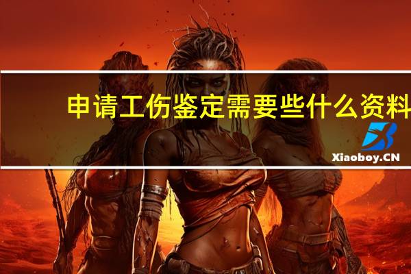 申请工伤鉴定需要些什么资料