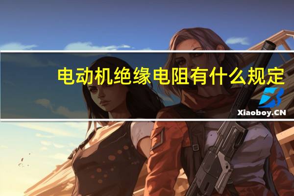 电动机绝缘电阻有什么规定