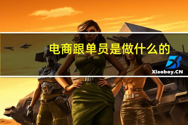 电商跟单员是做什么的