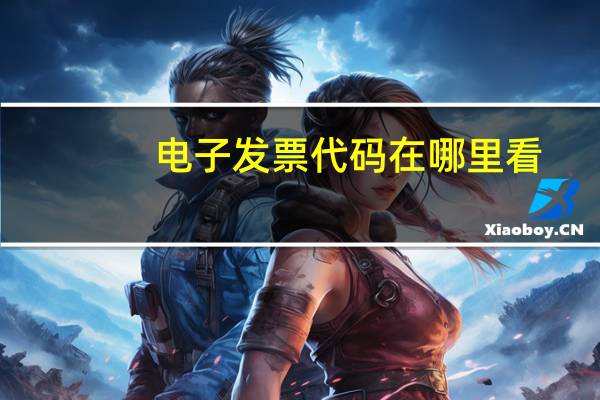 电子发票代码在哪里看