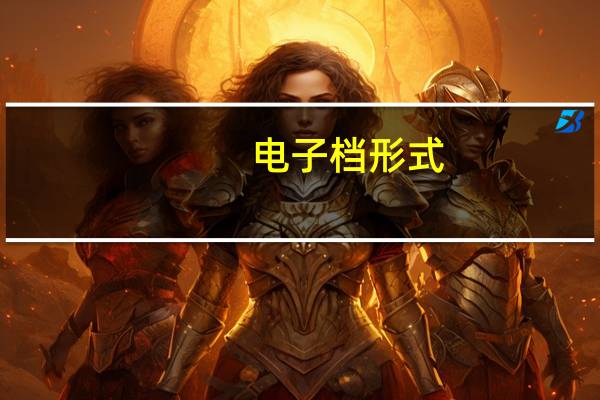 电子档形式