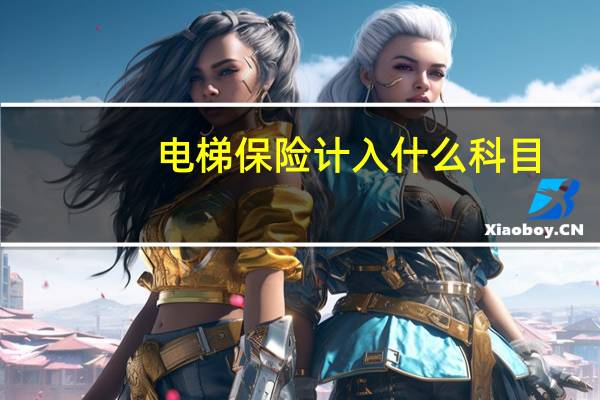 电梯保险计入什么科目