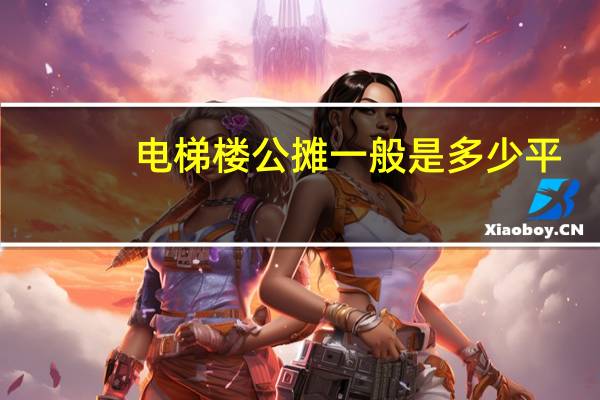 电梯楼公摊一般是多少平