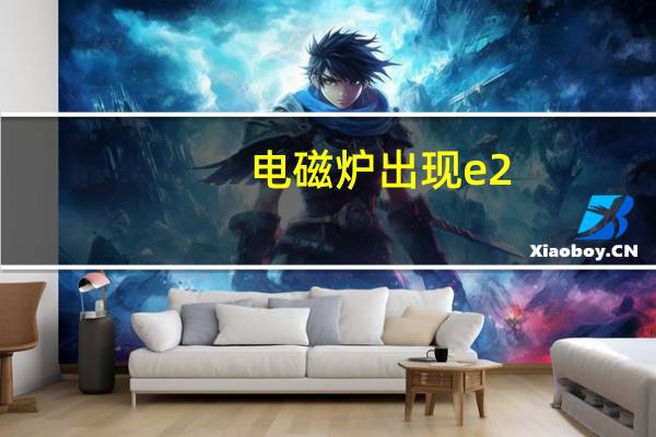 电磁炉出现e2