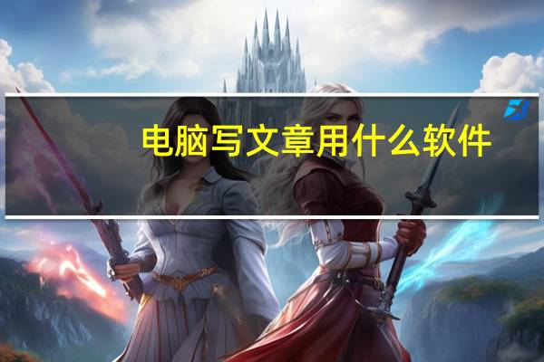 电脑写文章用什么软件