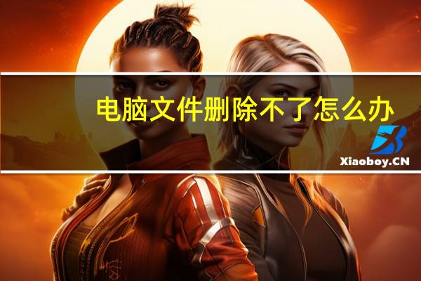 电脑文件删除不了怎么办