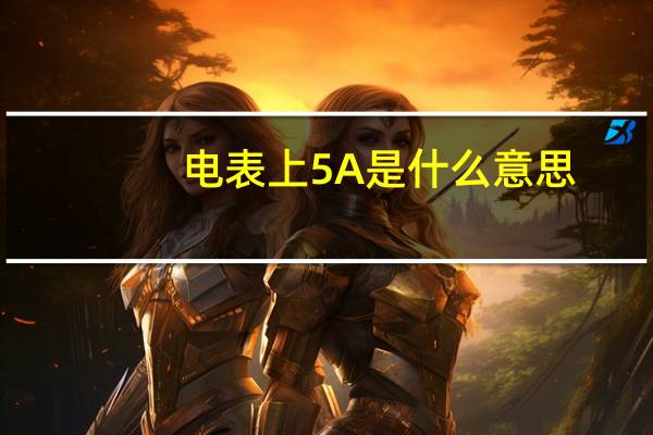 电表上5A是什么意思