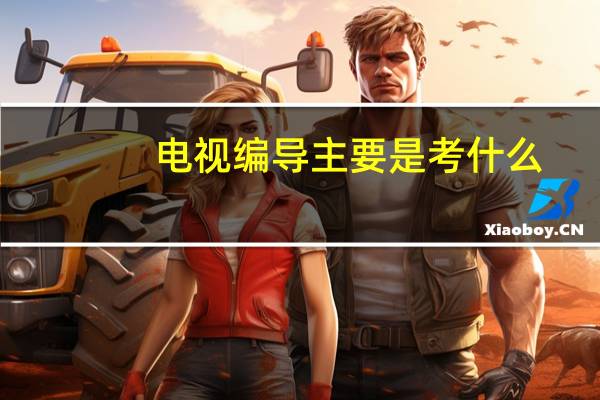电视编导主要是考什么