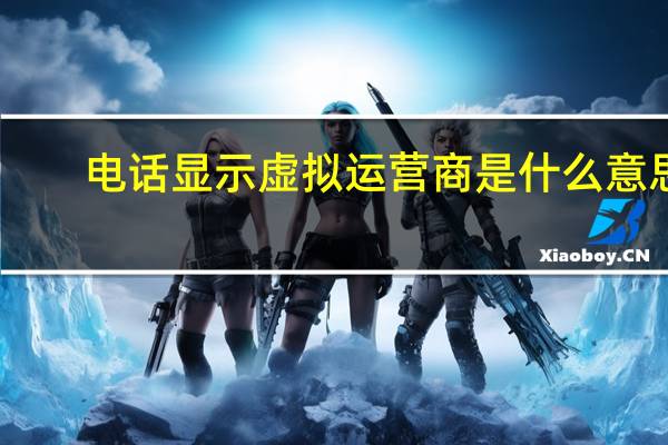 电话显示虚拟运营商是什么意思