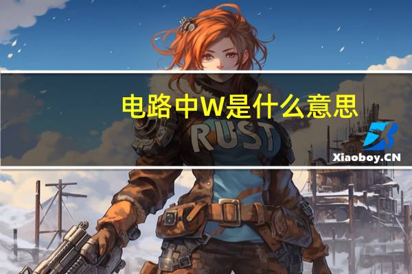 电路中W是什么意思