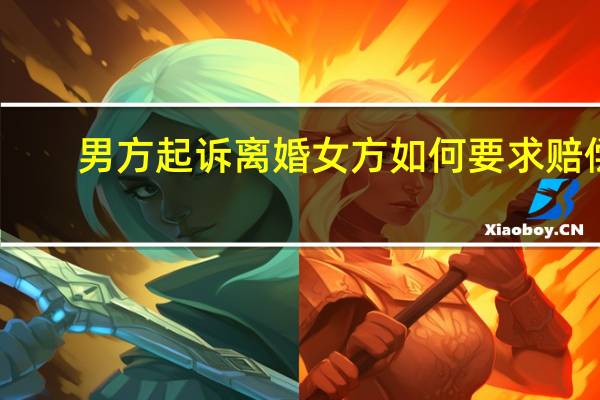 男方起诉离婚女方如何要求赔偿