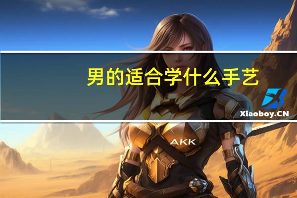 男的适合学什么手艺