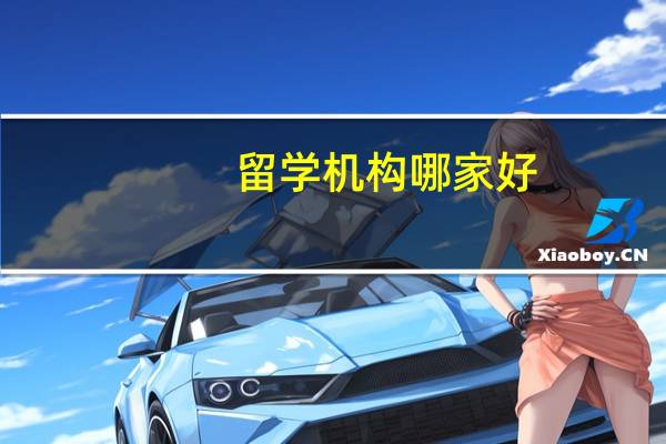 留学机构哪家好