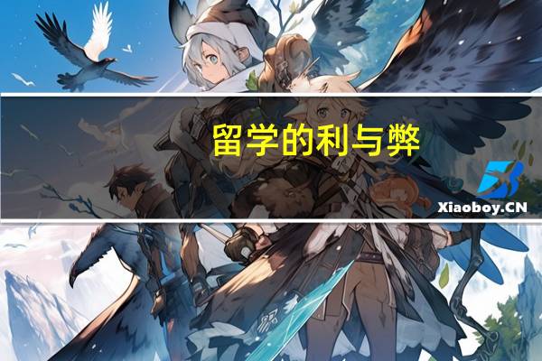 留学的利与弊