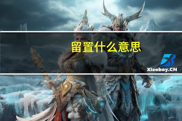 留置什么意思，留置是什么意思