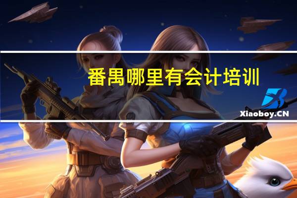 番禺哪里有会计培训