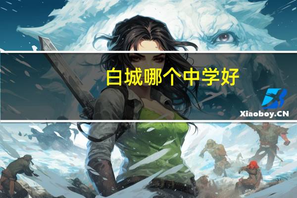 白城哪个中学好_